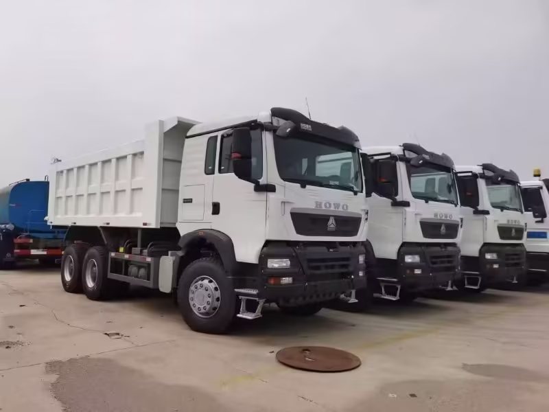 Moteur de camion à benne basculante