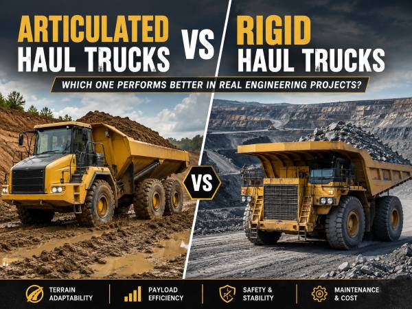 Camions de transport articulés vs camions de transport rigides